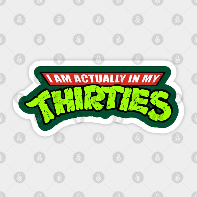 Teenage Mutant Ninja Thirties Sticker by grungethemovie